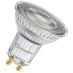 Ledvance Spot LED GU10 PAR16 6.1W 575lm 60D - 927 Blanc Très Chaud | Meilleur Rendu Des Couleurs - Dimmable - Équivalent 80W