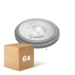 Lot 6x Ledvance Spot LED G53 AR111 11.7W 800lm 40D - 930 Blanc Chaud | Meilleur rendu des couleurs - Dimmable - Équivalent 75W