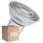 Lot 10x Ledvance Spot LED GU10 PAR16 6.1W 575lm 60D - 927 Blanc Très Chaud | Meilleur Rendu Des Couleurs - Dimmable - Équivalent 80W