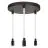 Ledvance Decor Glow Suspension Luminaire Noir 28W 1400lm - 927 Blanc Très Chaud | 400mm - Meilleur Rendu Des Couleurs