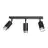 Emibig Plafonnier Hiro Acier Noir | Convient pour 3x GU10 - Max 10W