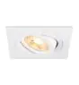 SLV New Tria 75 Spot Aluminium Blanc Carré | Diamètre 75mm - Convient pour 1x GU10 