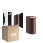 Lot 6x D'Lite Applique Murale Vossem Rouille Up & Down | Convient pour 2x GU10 