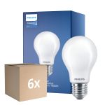 Voordeelpak 6x Philips MASTERValue LED E27 Peer Mat 11.2W 1521lm - 940 Koel Wit | Beste Kleurweergave - Dimbaar - Vervangt 100W