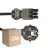 Voordeelpak 25x Noxion GST-Compatibel Voedingskabel - Vrouwlijk + Schuko Europlug - Zwart 5m - 3 pole 0.75mm2