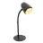 Eglo Tafellamp Carlo Staal Zwart | Geschikt voor 1x E14