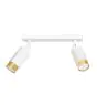 Emibig Plafondlamp Hiro Staal Wit | Geschikt voor 2x GU10 - Max 10W